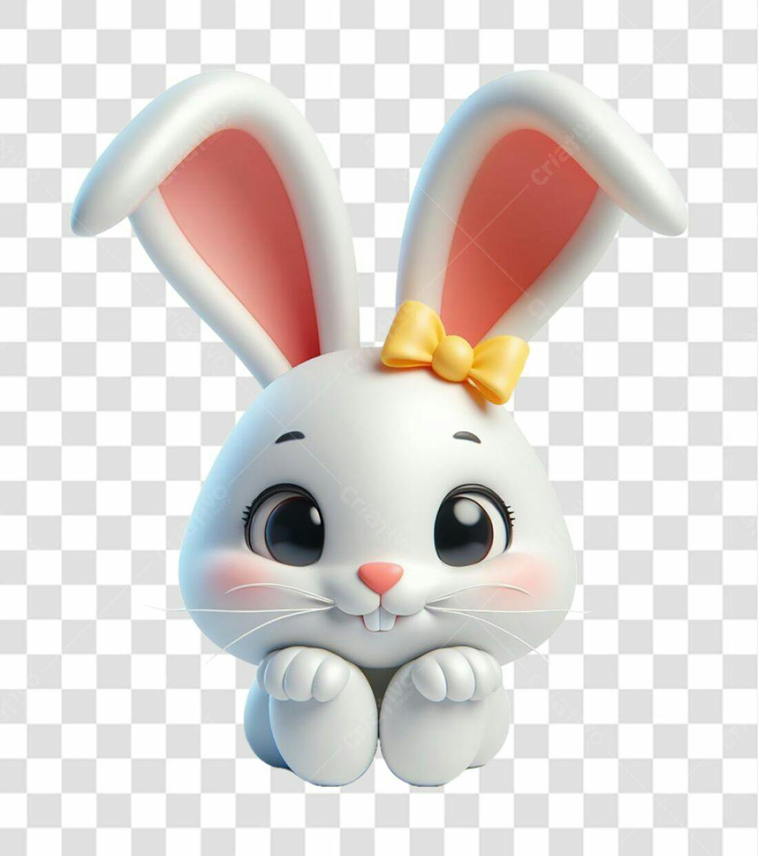 Icone Páscoa Coelho PNG com fundo transparente