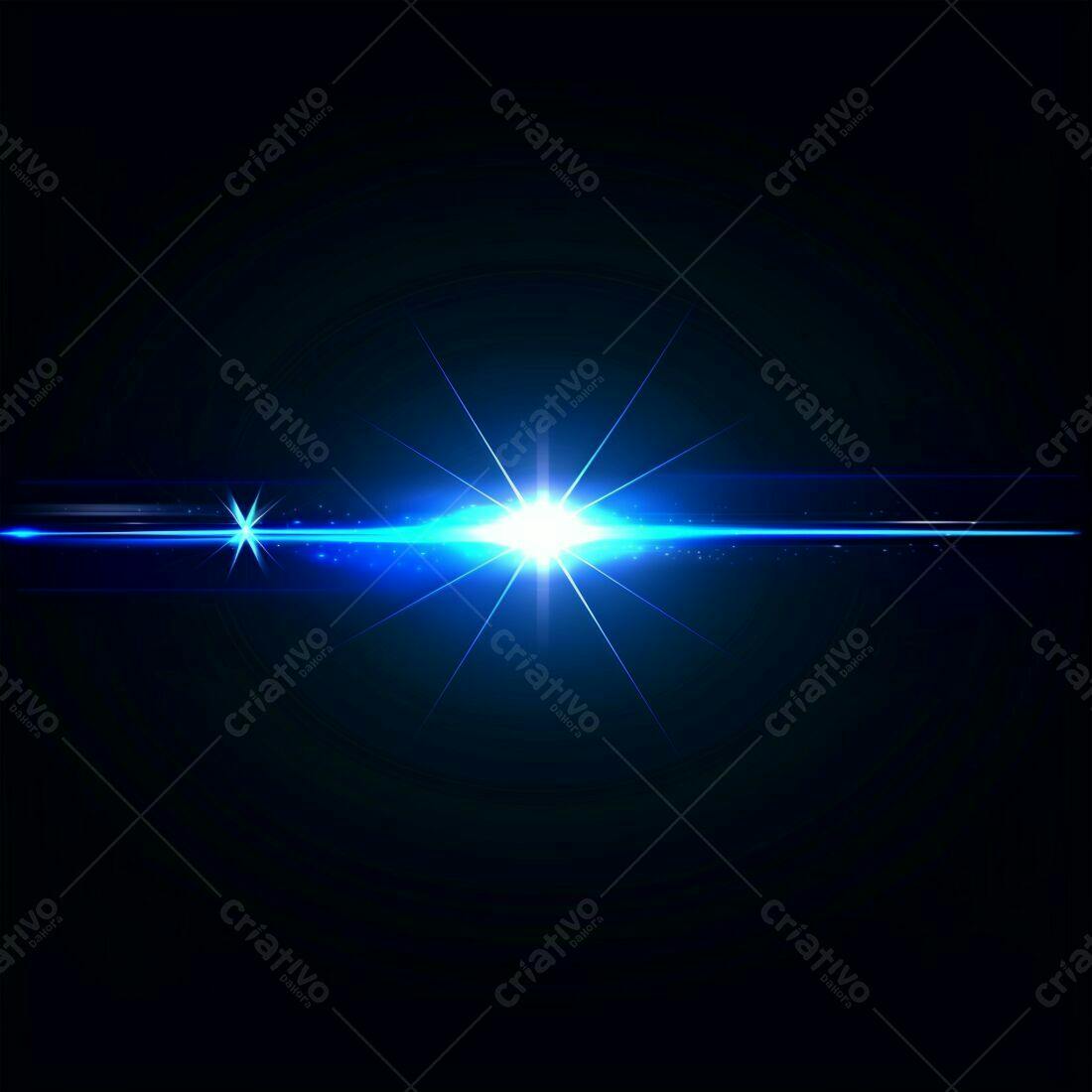 Brilho azul intenso fundo escuro