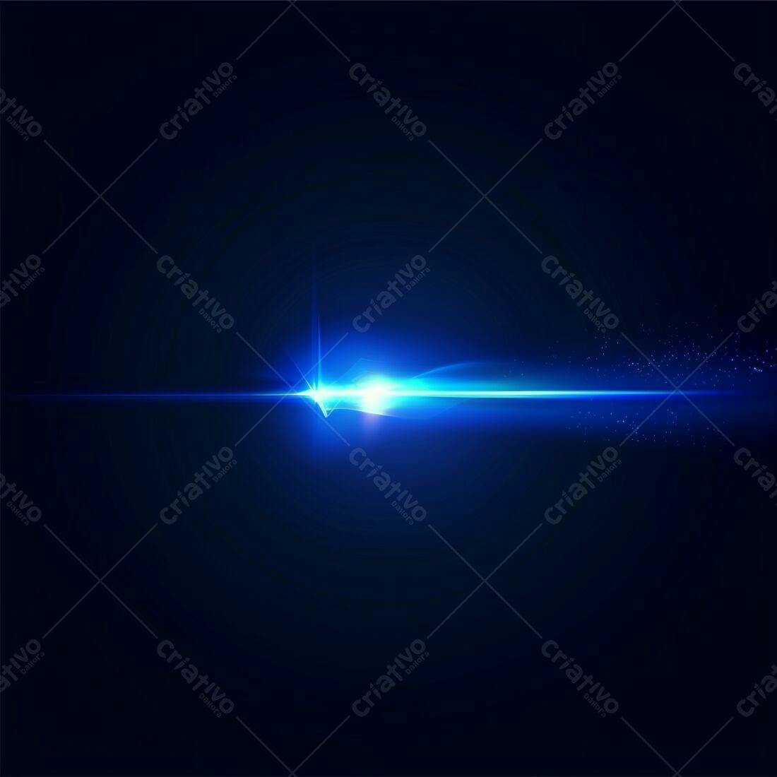 Raio de Luz Azul Escuro