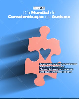 Feed dia mundial da conscientização do autismo 02 de abril