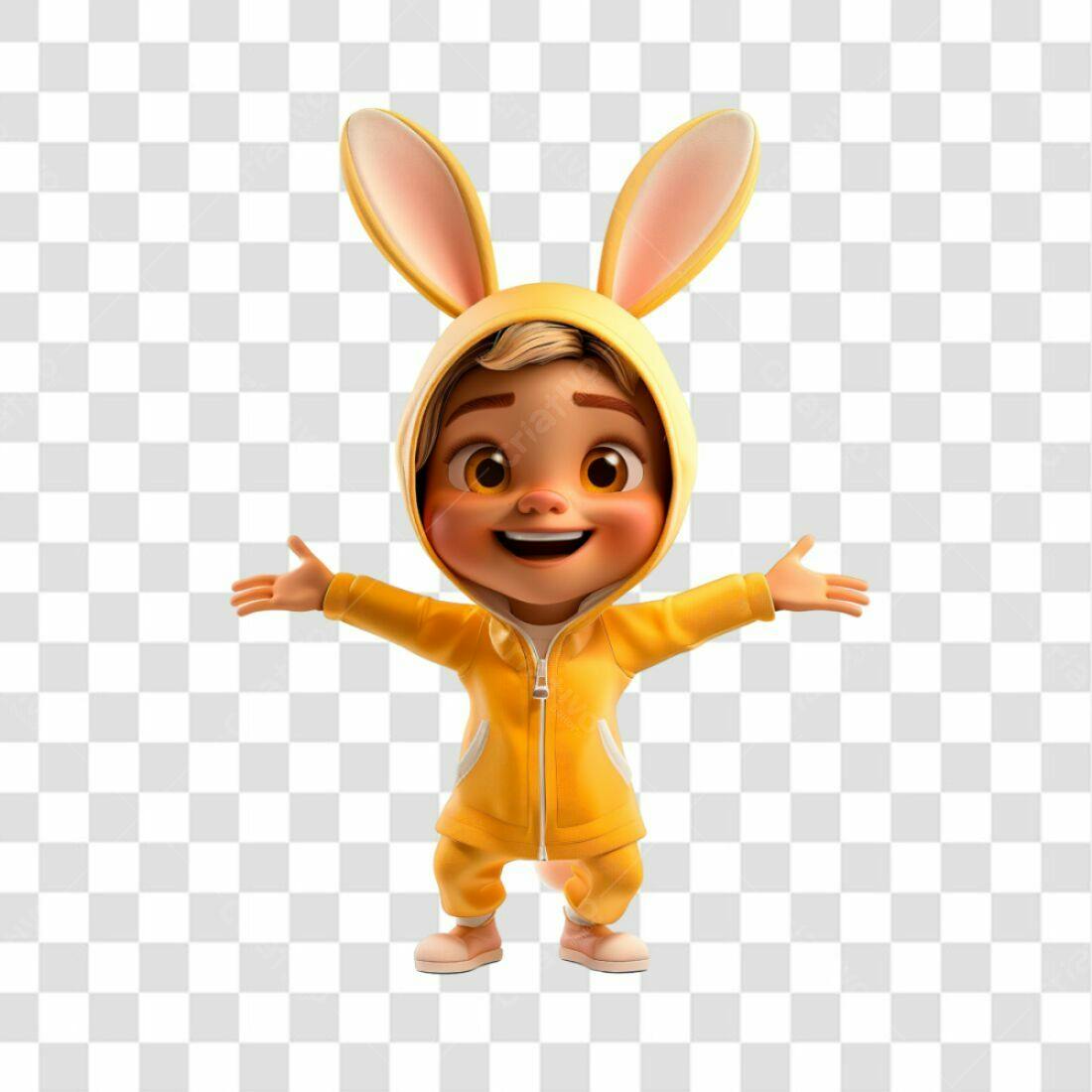 Icone Páscoa Coelho PNG com fundo transparente