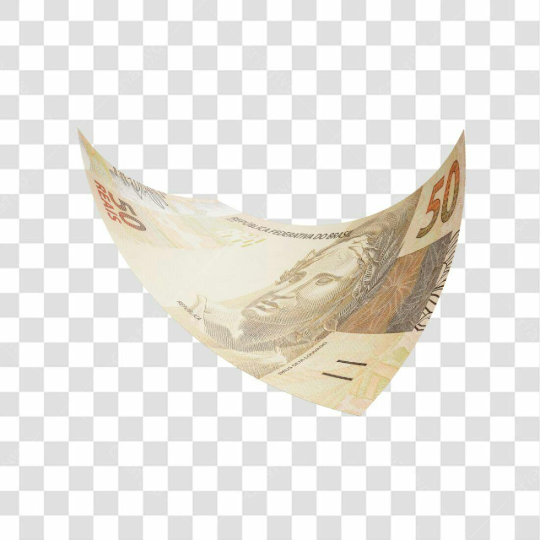 Imagem Nota 50 Reais PNG com fundo transparente