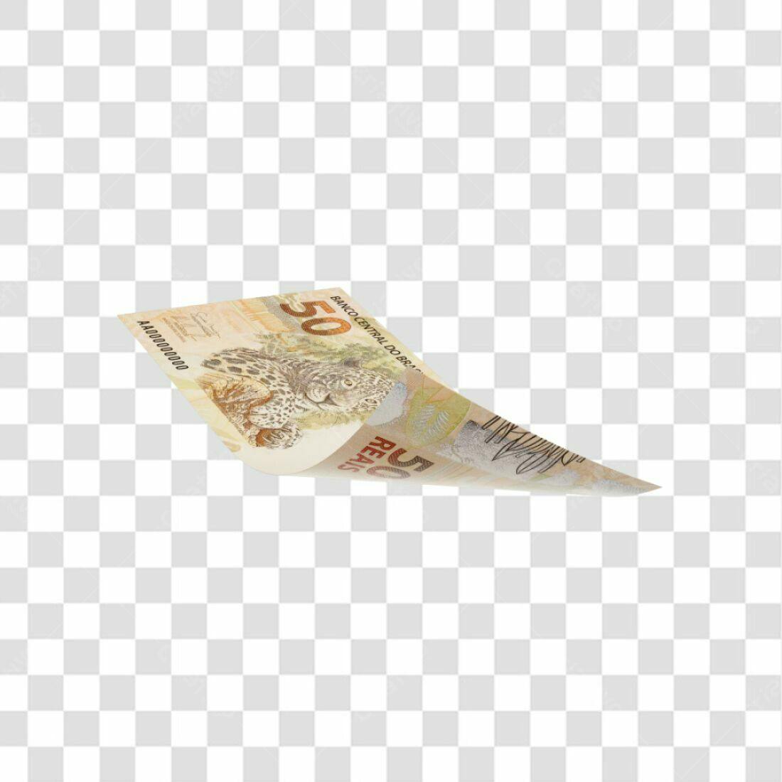 Imagem Nota 50 Reais PNG com fundo transparente