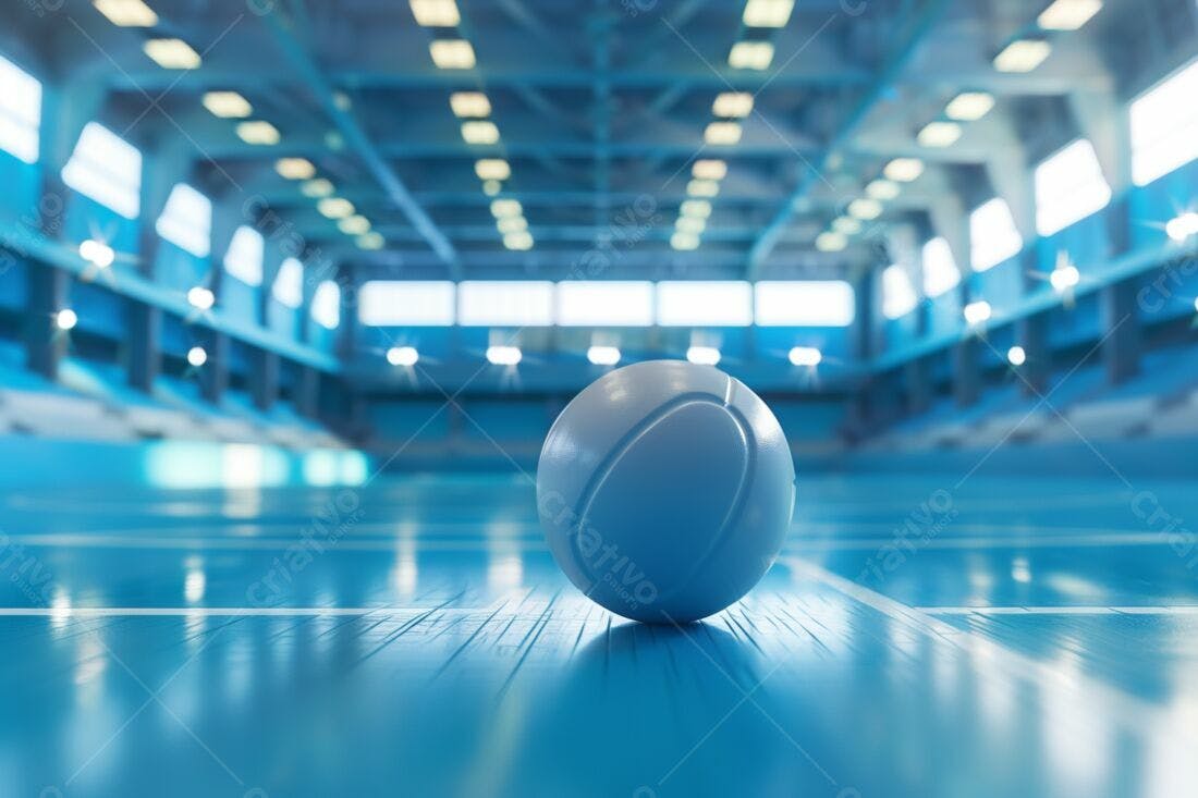 Bola de Tênis em Quadra Indoor