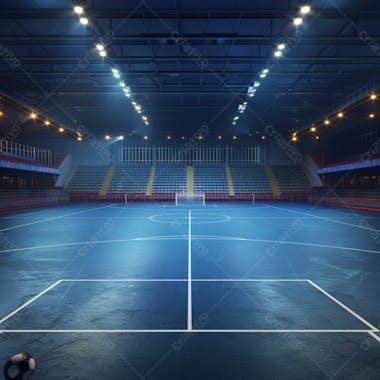 Imagem de quadra de futsal para composição