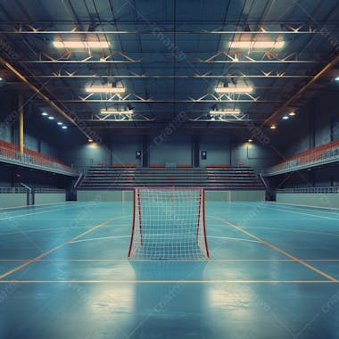 Imagem de quadra de futsal para composição