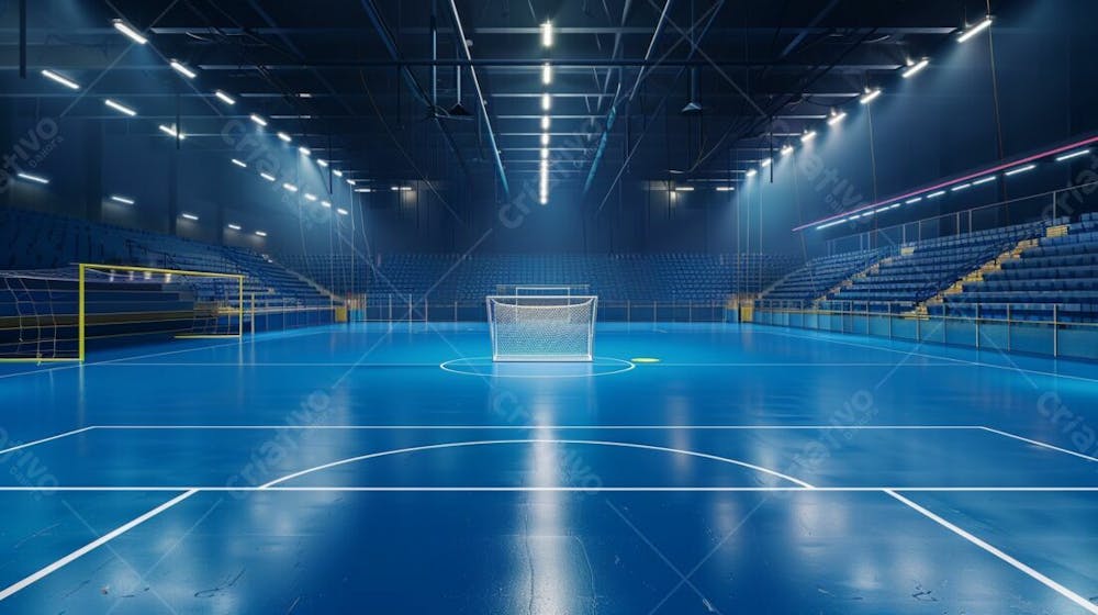 Imagem De Quadra De Futsal Para Composição (104)