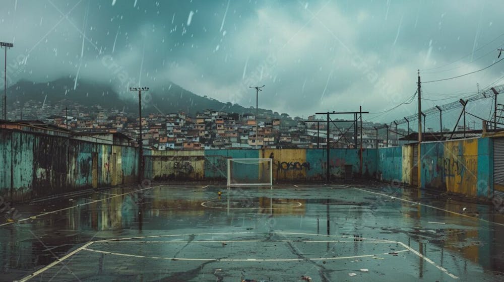 Imagem De Quadra De Futsal Para Composição (160)