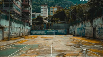 Imagem De Quadra De Futsal Para Composição (175)