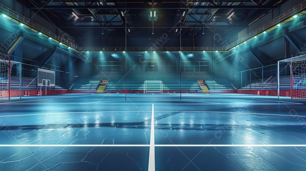 Imagem De Quadra De Futsal Para Composição (184)