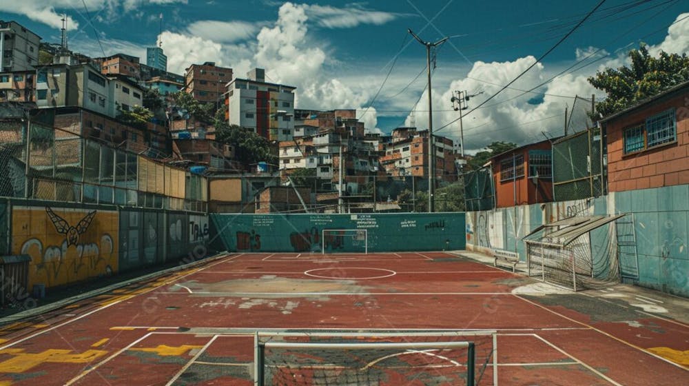 Imagem De Quadra De Futsal Para Composição (197)