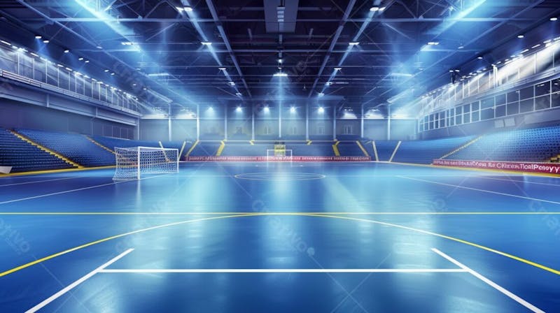 Imagem de quadra de futsal para composição