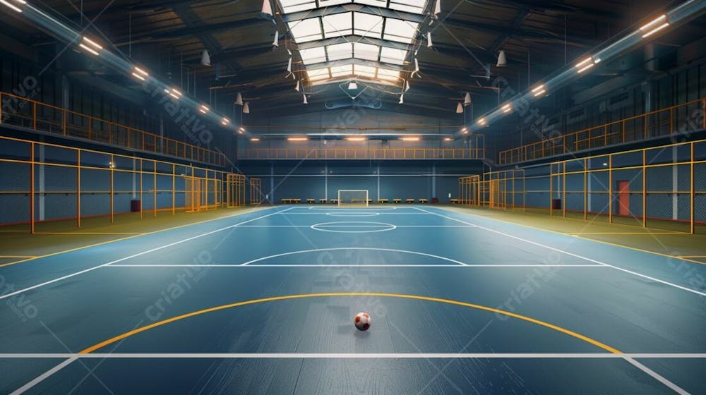 Imagem De Quadra De Futsal Para Composição (216)