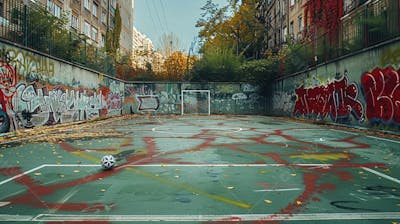 Imagem De Quadra De Futsal Para Composição (224)