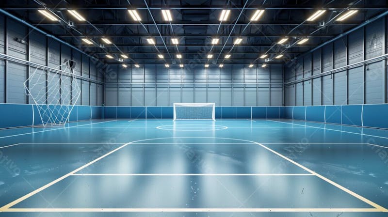 Imagem de quadra de futsal para composição