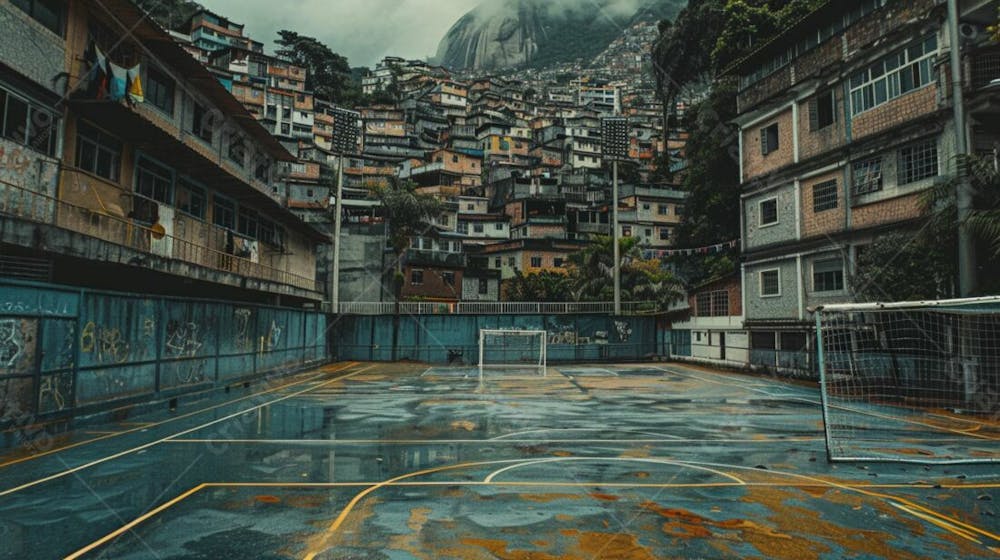 Imagem De Quadra De Futsal Para Composição (244)