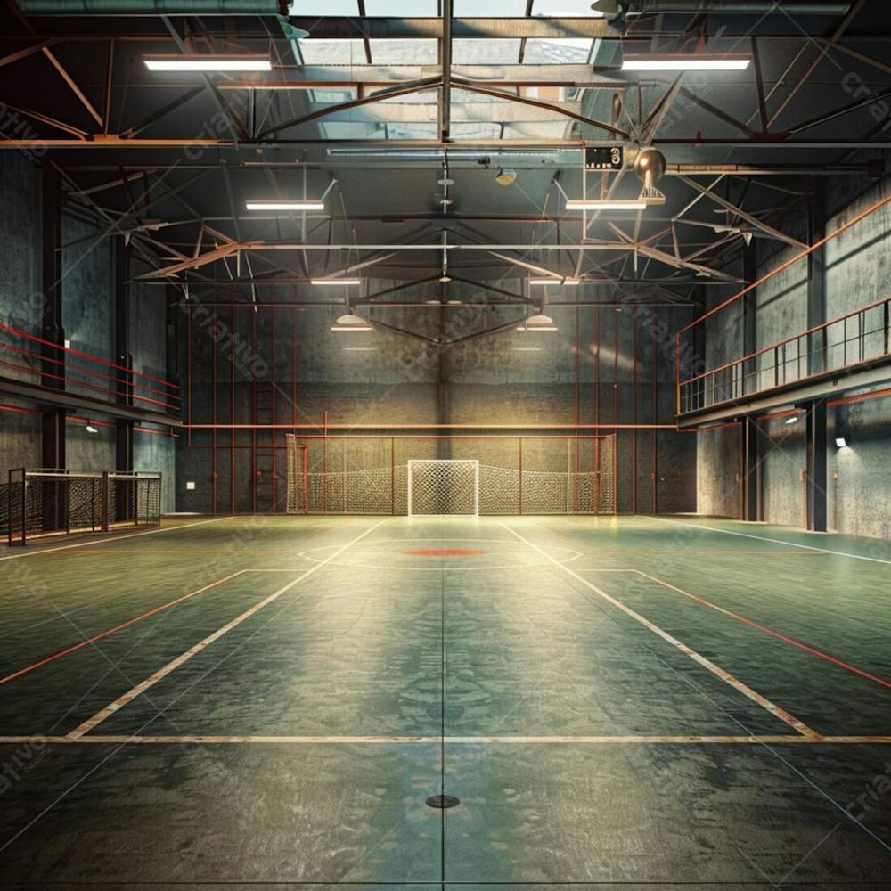 Imagem De Quadra De Futsal Para Composição (257)