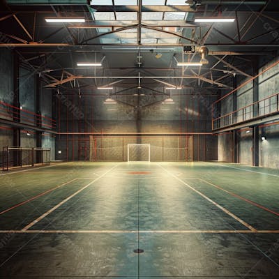 Imagem De Quadra De Futsal Para Composição (257)