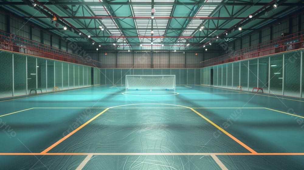 Imagem De Quadra De Futsal Para Composição (267)