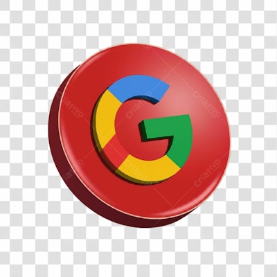 Icone Google 3D PNG com fundo transparente — Criativo Dahora