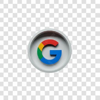 ícone do google 3d png transparente