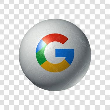 ícone do google 3d png transparente