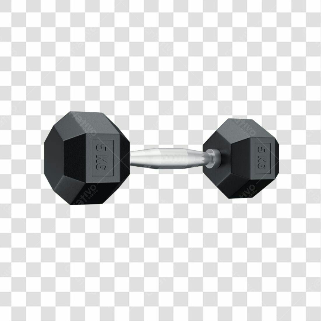 Icone Haltere 5kg PNG com fundo transparente