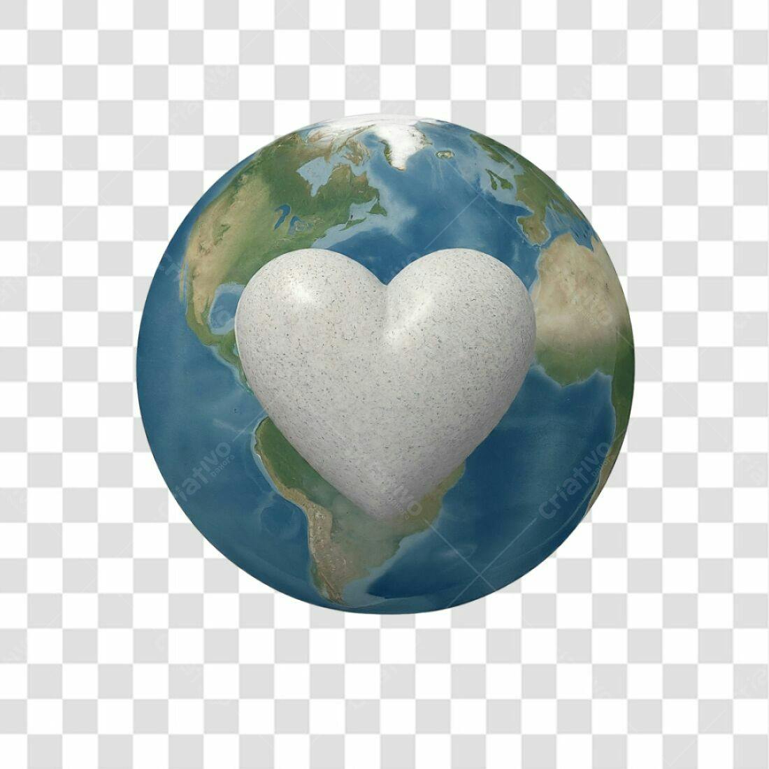 Icone Dia da Terra PNG com fundo transparente
