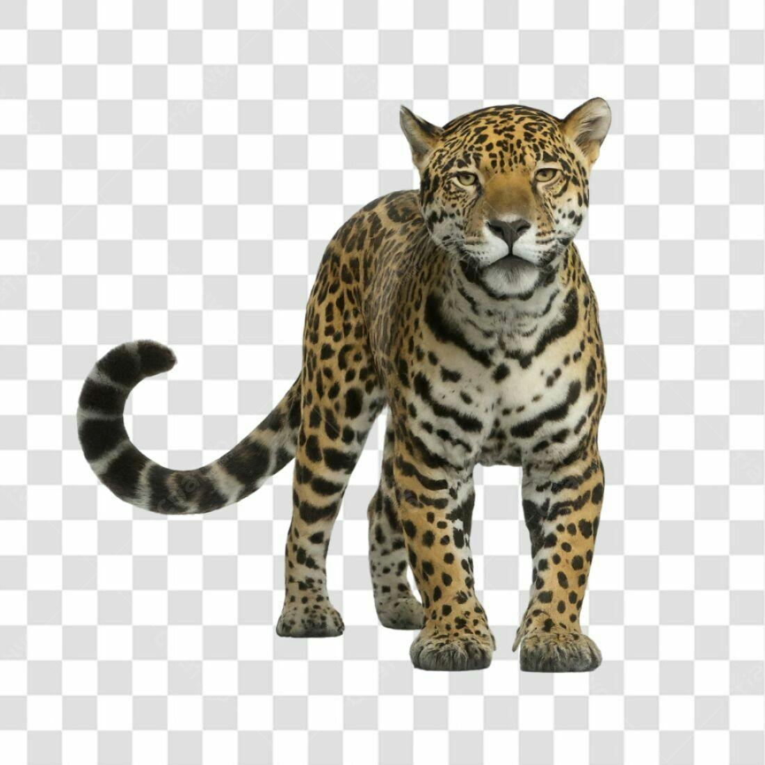 Icone de onça pintada PNG com fundo transparente