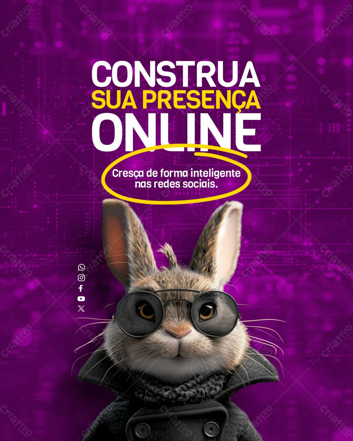 Flyer para Redes Sociais PSD Editável