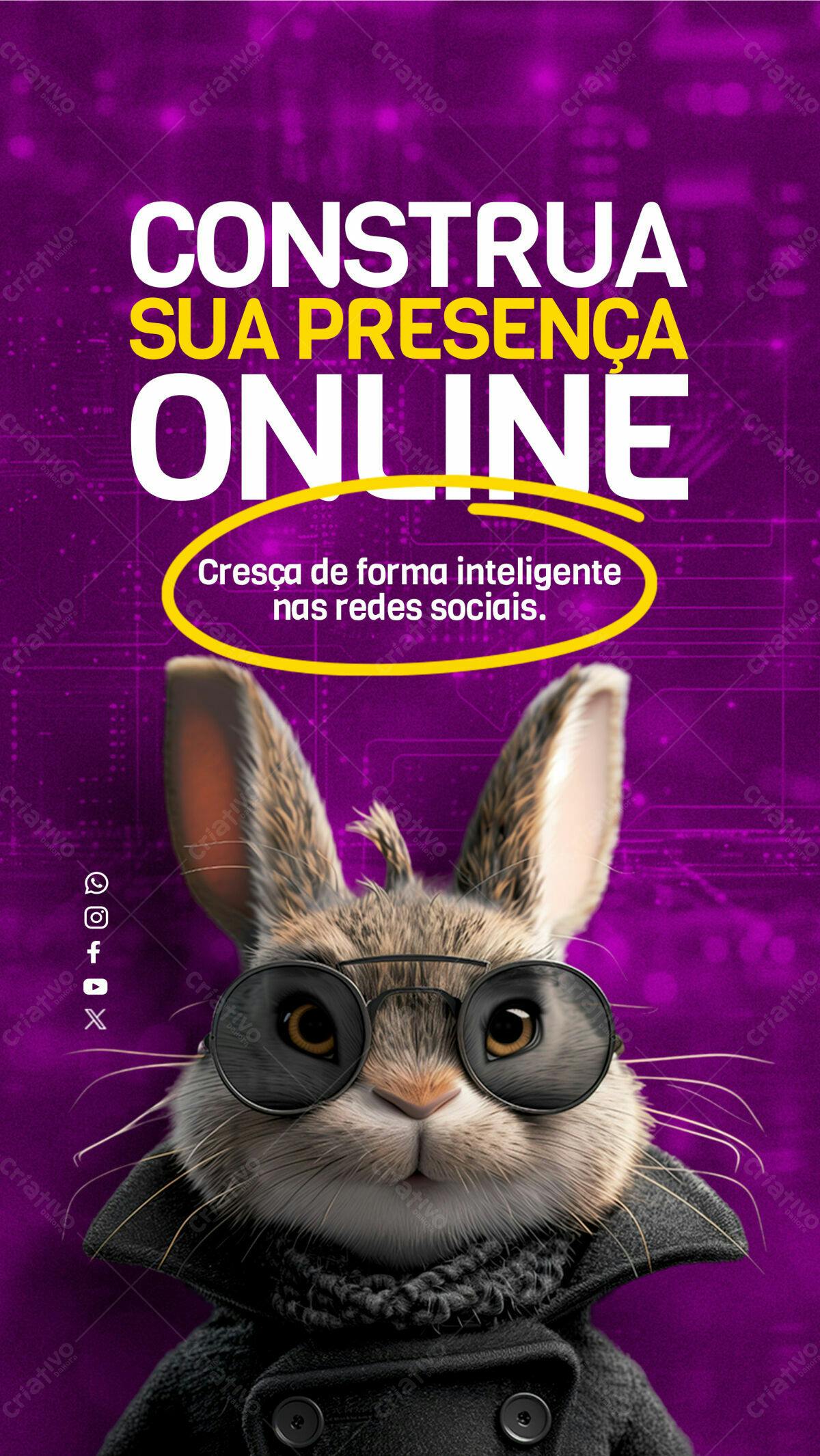 Post para Redes Sociais PSD Editável