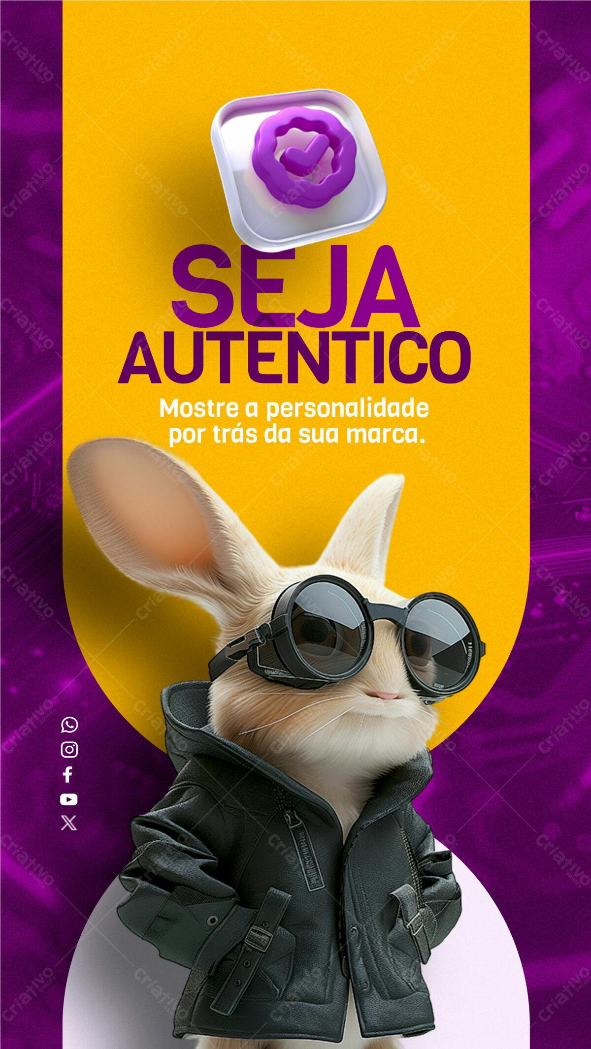 Flyer para Marca Pessoal PSD Editável
