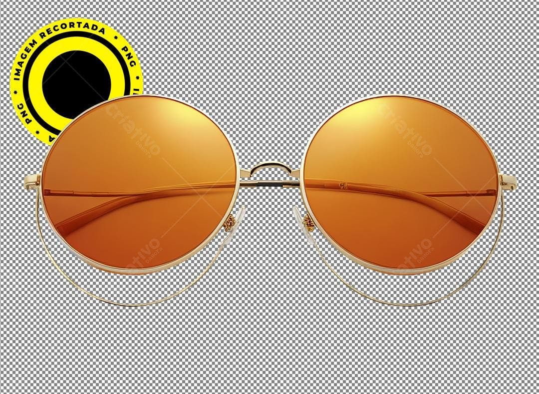 Icone Óculos de Sol Redondos PNG com fundo transparente