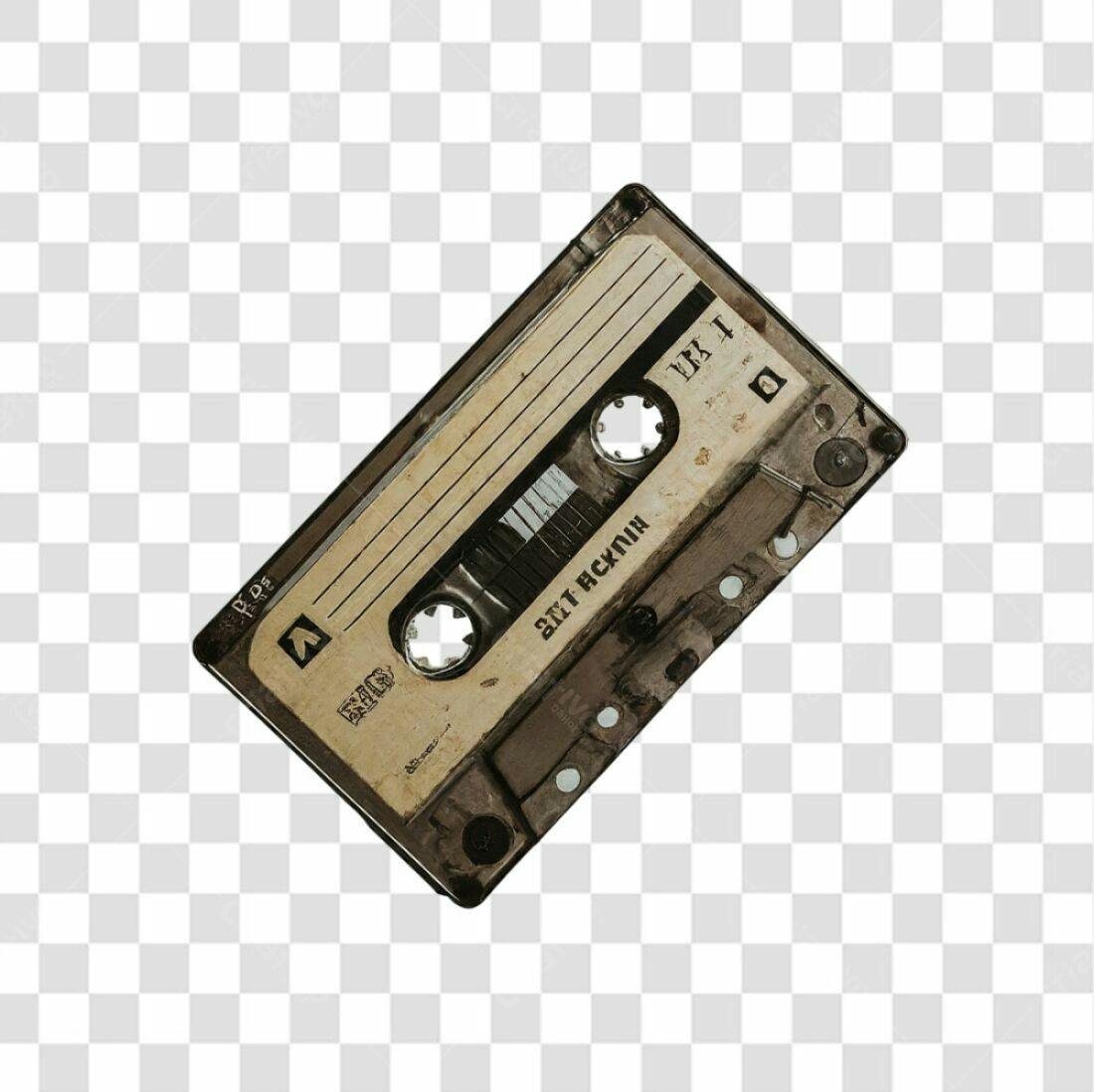 Icone K7 Música Retro PNG com fundo transparente