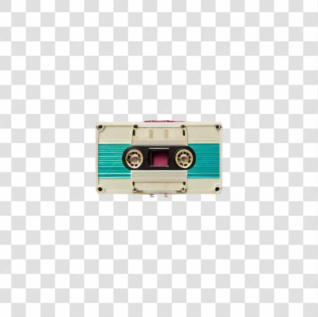 Icone Música Retro K7 PNG com fundo transparente