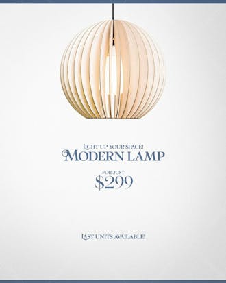 Modern lamp