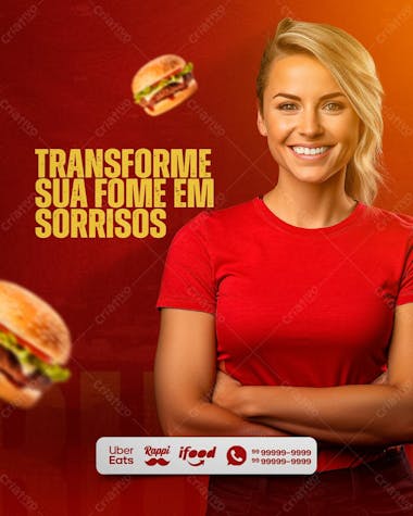 Transforme sua fome em sorrisos