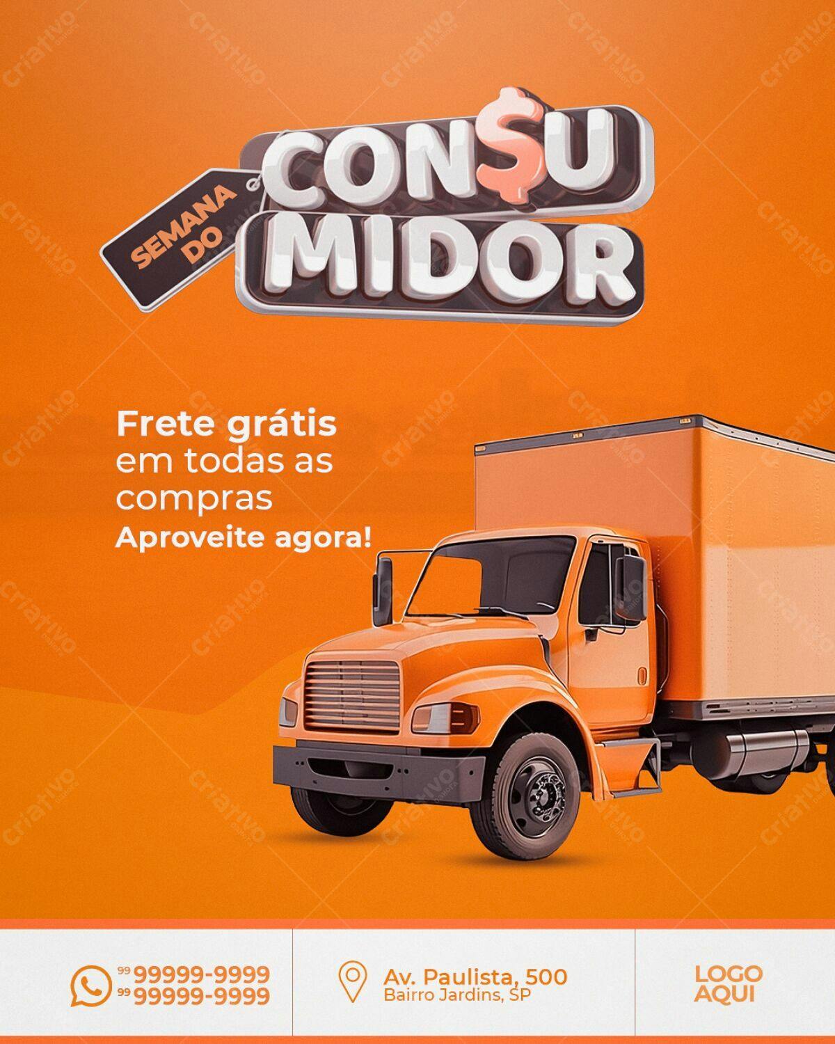 Flyer Semana do Consumidor PSD Editável