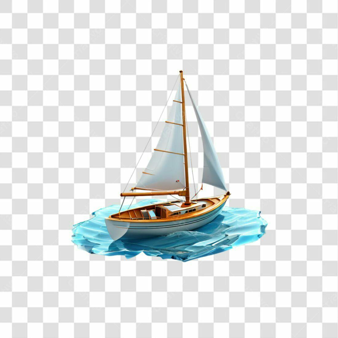 Icone Veleiro PNG com fundo transparente