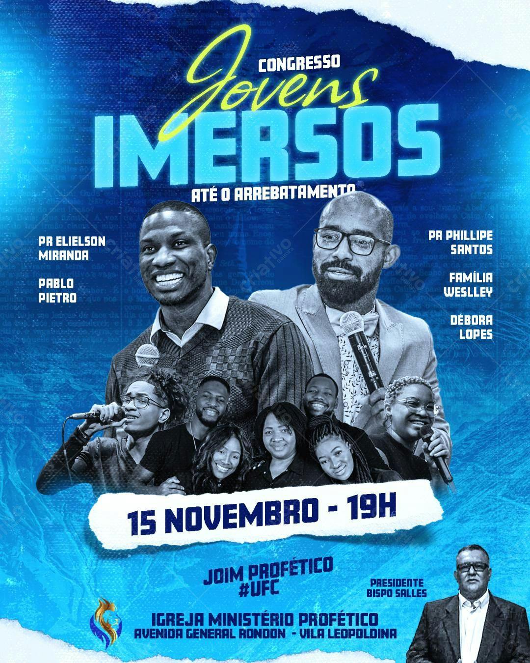 Flyer Congresso Jovens Imersos PSD Editável