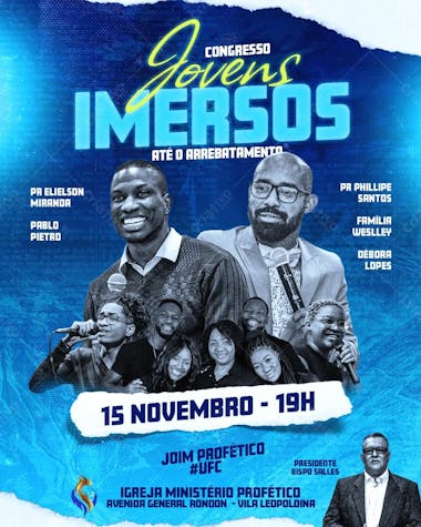 Flyer congresso de jovens