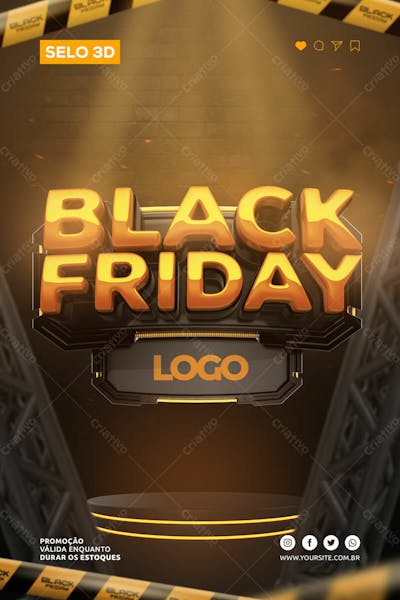 Selo 3D Blackfriday 3