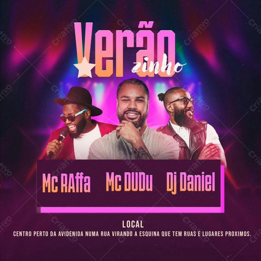 Mockup de Flyer para Evento Musical com Artistas Negros