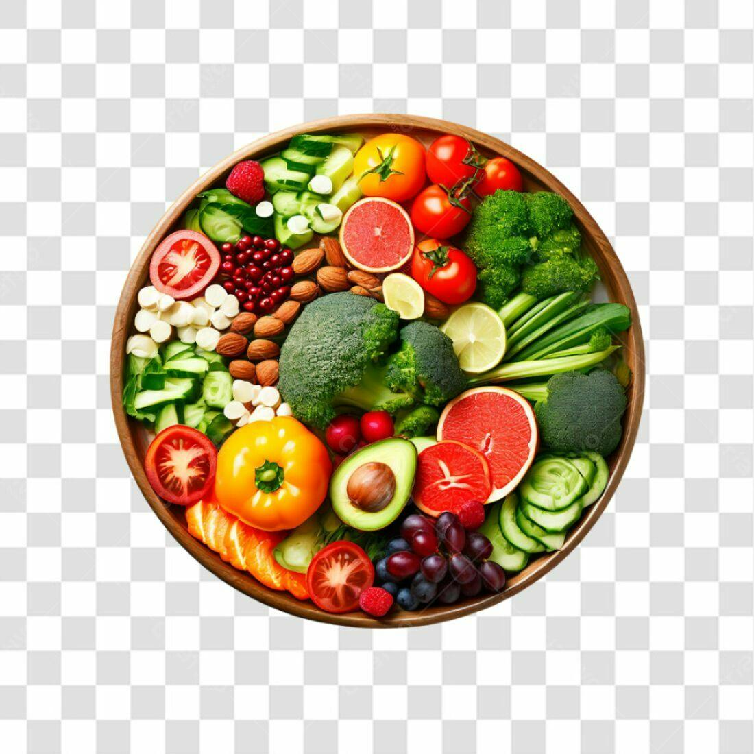 Imagem Frutas Verduras PNG com fundo transparente
