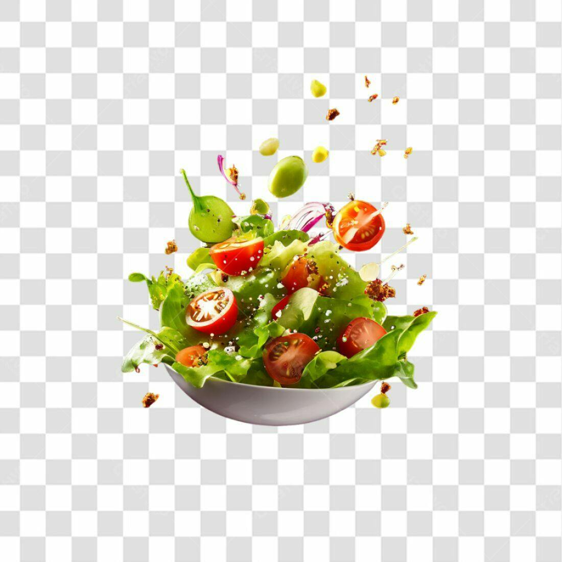 Imagem PNG de Salada Fresca com fundo transparente