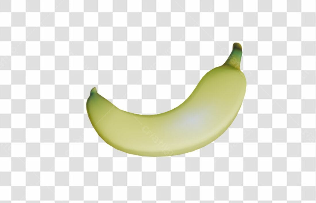 Icone Banana Amarela PNG com fundo transparente