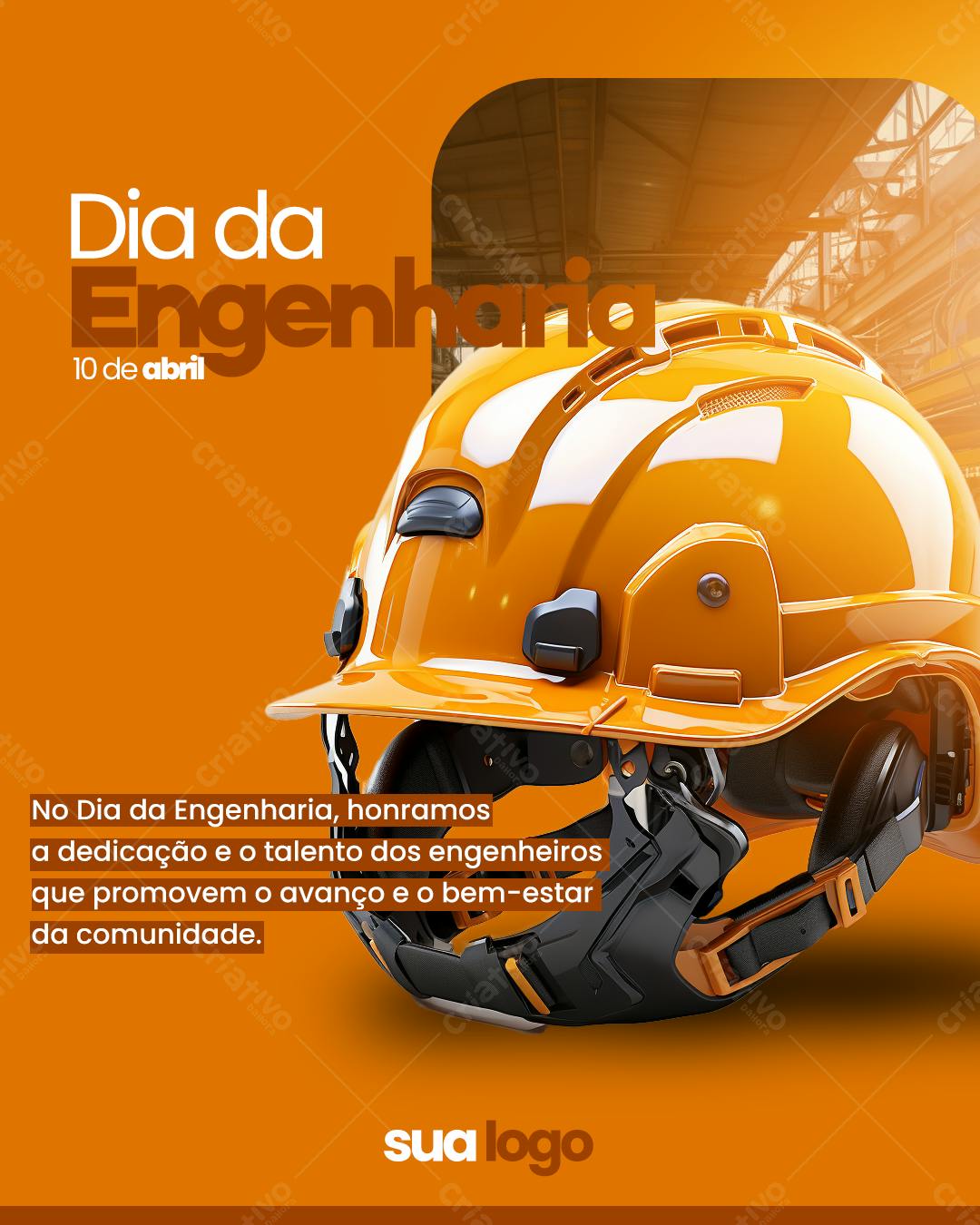 Postagem Dia da Engenharia PSD Editável