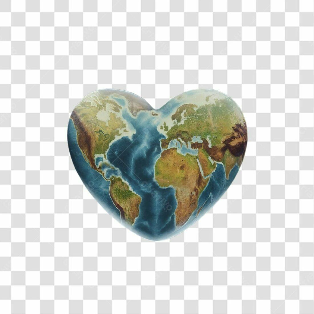 Icone Dia da Terra PNG com fundo transparente