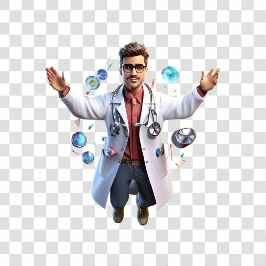 Icone Médico PNG com fundo transparente