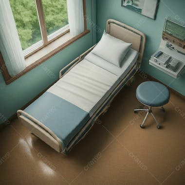 Quarto de hospital em alta qualidade